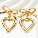 BRODA RED HEART STUDS