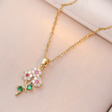 BRODA FLEUR ZIRCON